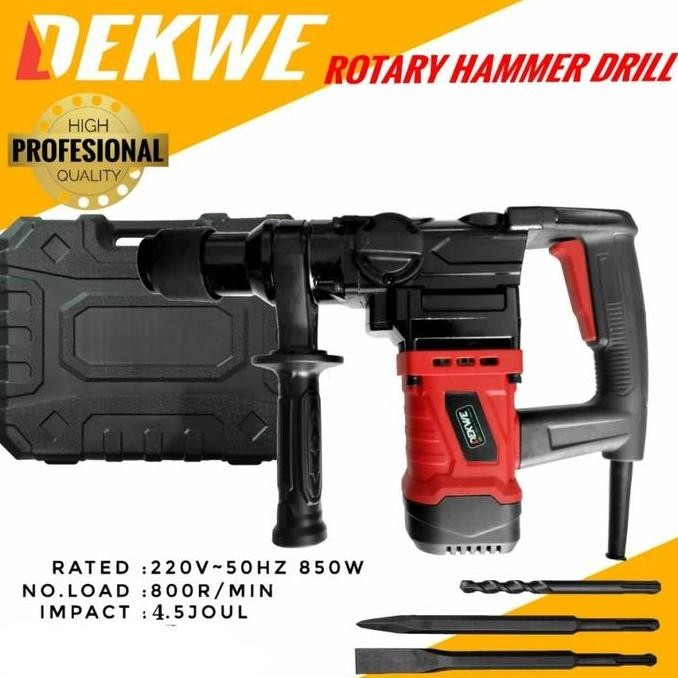 Dekwe DK8026 Mesin Hammer drill bobok beton Ritary Hammer 26mm japan