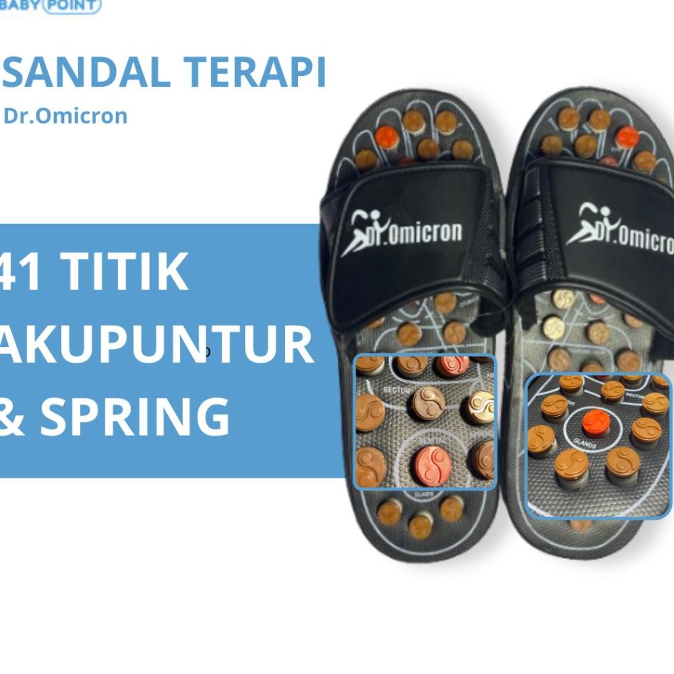 Sandal Terapi Kesehatan Sendal Refleksi Spring Akupunktur