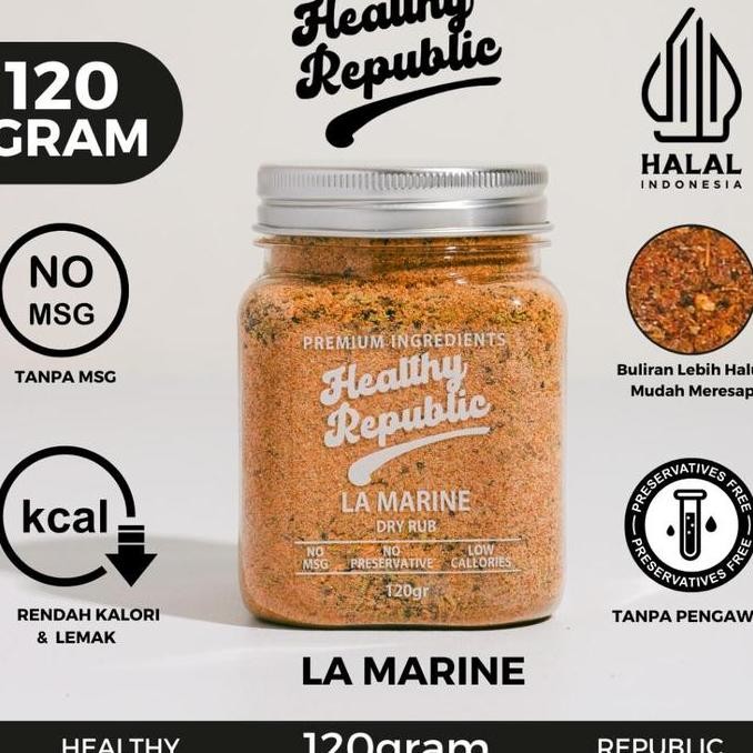 

Ready Healthy Republic Bumbu Marinasi Serba Guna Rendah Kalori Rendah Lemak Spices 110Gram ls