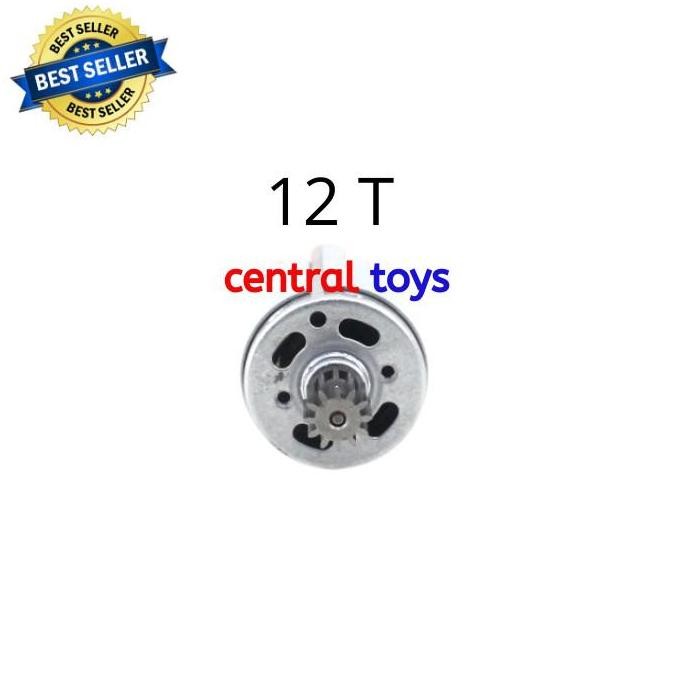 Dinamo Gearbox Mobil Aki 12V RS390 12T Dinamo Girbok Anak