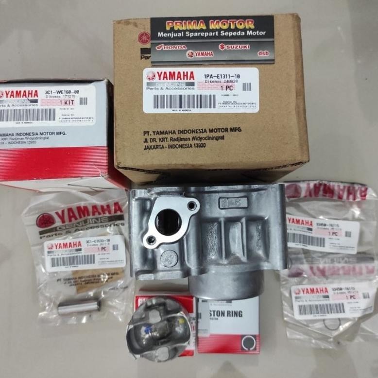 BLOK CYLINDER VIXION VIXION NEW R15 BLOK VIXION NEW R15 SET ORI YAMAHA