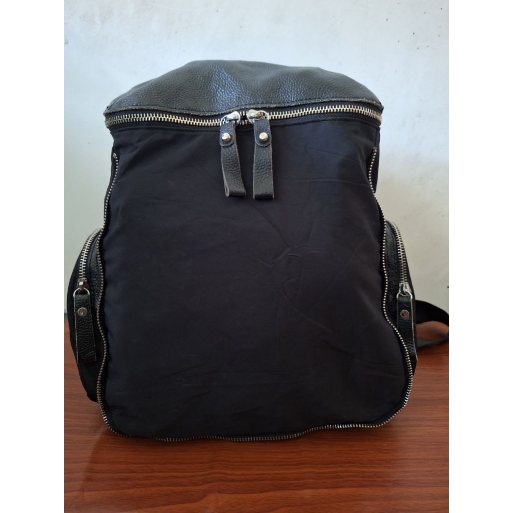 Tas Ransel Nilon Kulit Preloved