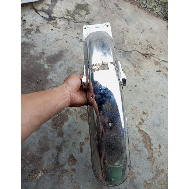 spakbor belakang honda gl100 cdi gl100 muda kondisi nos merk urami