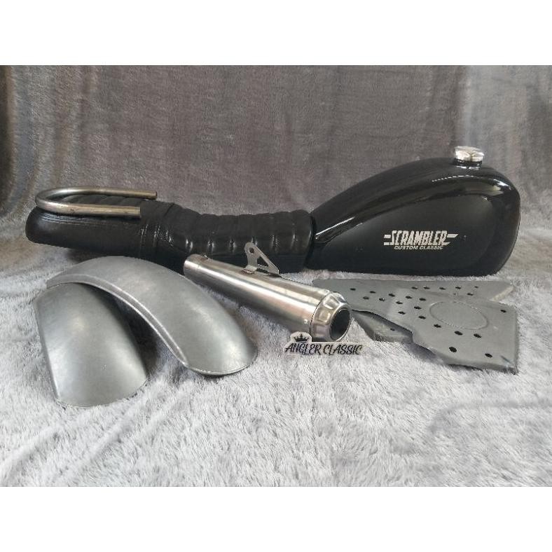 Paket tangki japstyle motor custom Scrambler Caferacer bratstyle Bratcafe Scoio thunder Byson Megapr