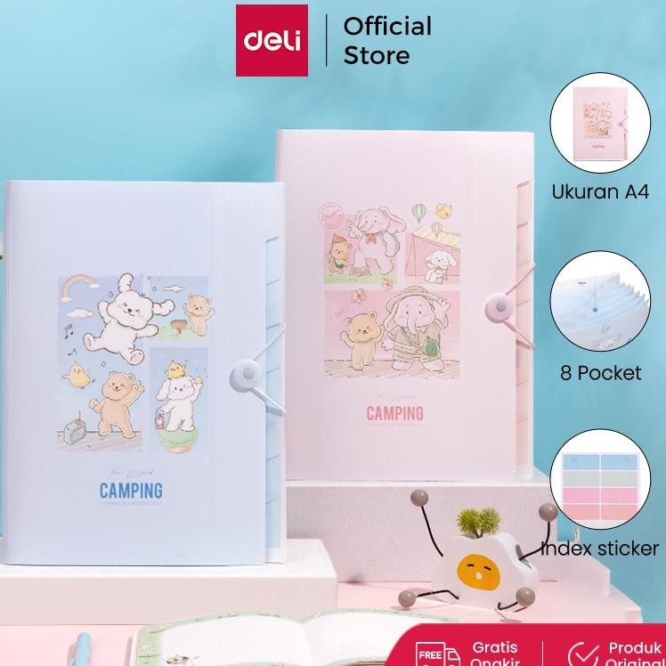 

Deli Map Dokumen Harmonika Expanding File A4 Pink U Pm303