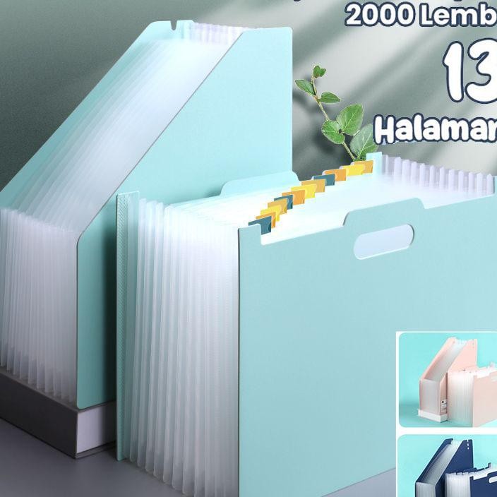 

Rhaast Tempat File Standing A4 File Folder Document Bag Tas Dokumen File 13 Sekat