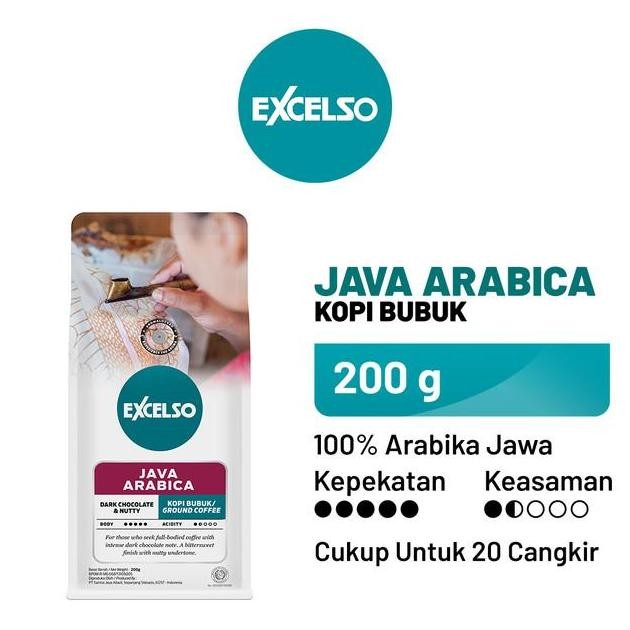 

EXCELSO Java Arabica - Bubuk Kopi 200 gr LA