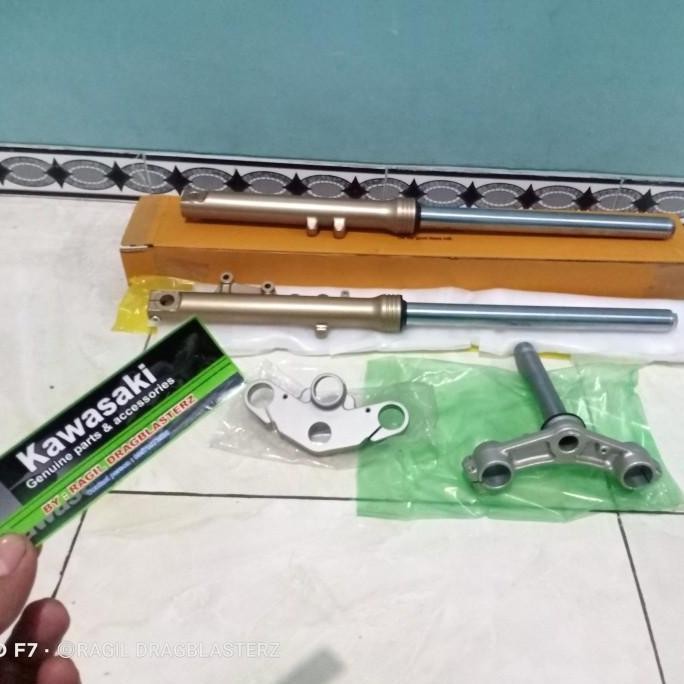 shock depan set ninja rr old zx gold orinal