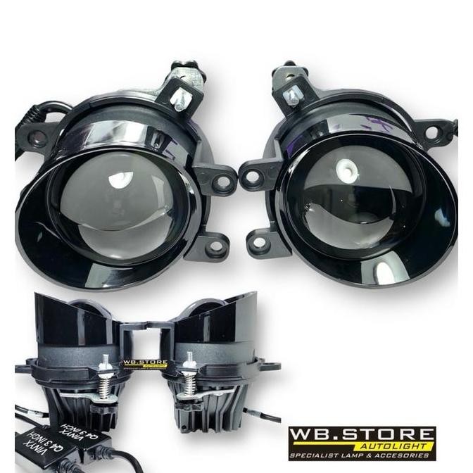 FOGLAMP BILED VINYX 3 INCH PURPLE LENS 1 WARNA & 3 WARNA LASER