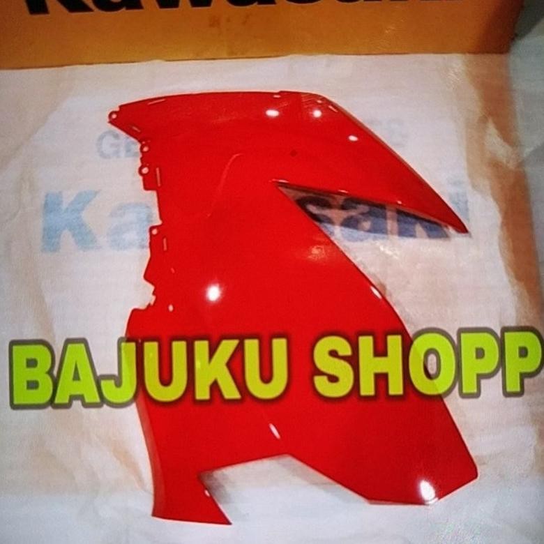 fairing sayap cover atas new ninja 250fi 250 fi new merah sebelah kiri atau kanan