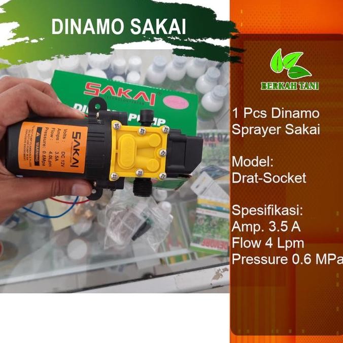 Dinamo Sprayer Sakai | Drat Socket Motor Pompa Semprot Tanaman