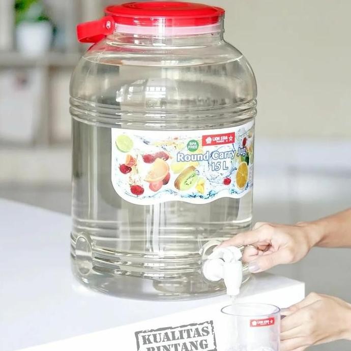 Drink Jar Dispenser Galon 15 Liter Lion Star