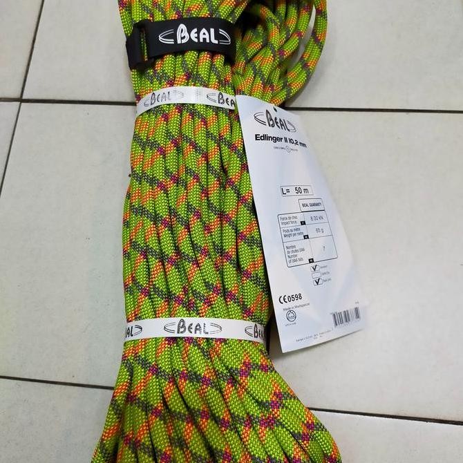 Tali Karmantel Beal Dynamic Edlinger 10.2 Mm X 50 Meter Original Co