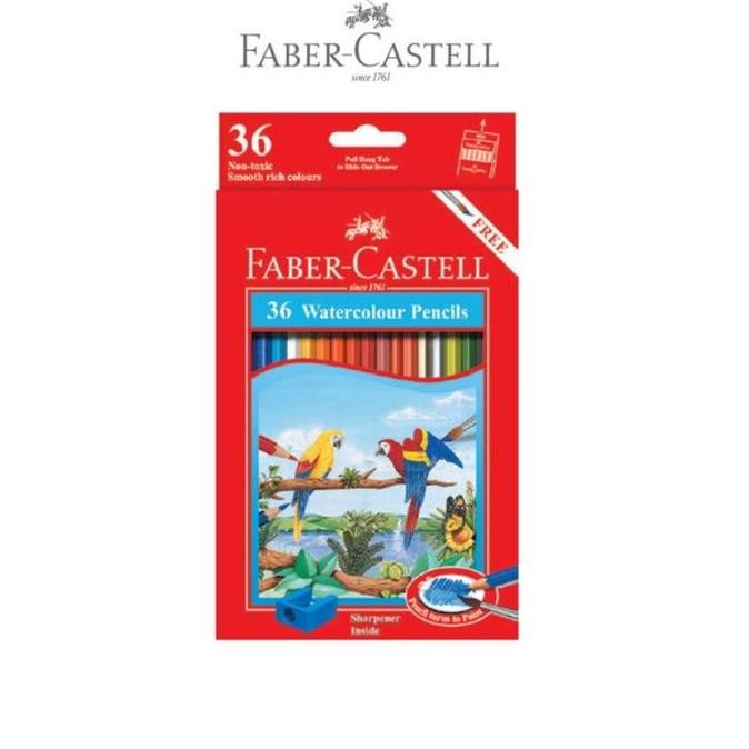 

Faber Castell 36 Warna Pensil Watercolour / Pensil Warna Aquarel Panjang