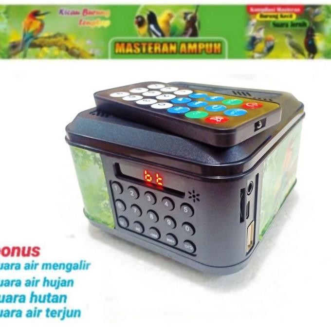 Speaker Mp3 Digital Audio Burung Masteran Juara Kualitas Suara Jernih