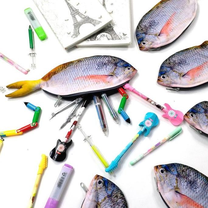 

Tempat Pensil Ikan Ekor Kuning Unik Handmade Flirty Kreasi Lokal Indonesia