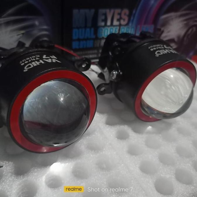 FOGLAMP HONDA UNIVERSAL 3 COLOR BI LED VAHID F7 3 INCH ORINAL