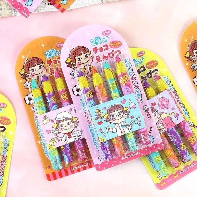 

Coklat Jepang Fujiya Pencil Chocolate Compound Bentuk Pensil Unik
