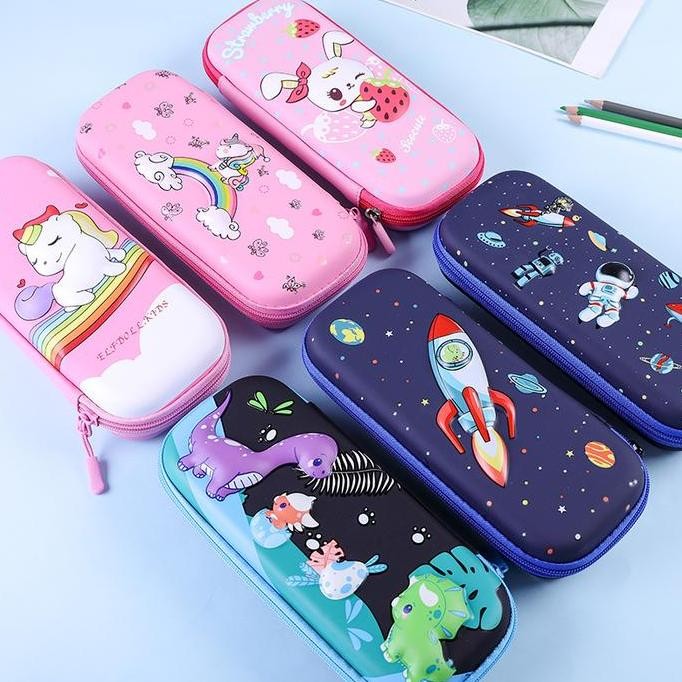 

Kotak Pensil 3D Hardtop Unicorn Astronot Karakter Lucu Untuk Anak