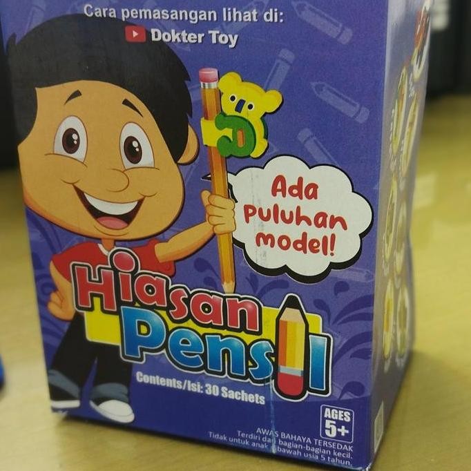 

Hiasan Pensil Dokter Toy 1 Box Dekorasi Pensil Lucu