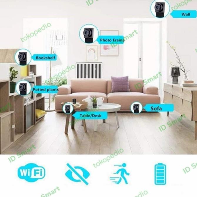 Ip Cam Speaker Mini Wifi Spycam Cctv Hidden Cam