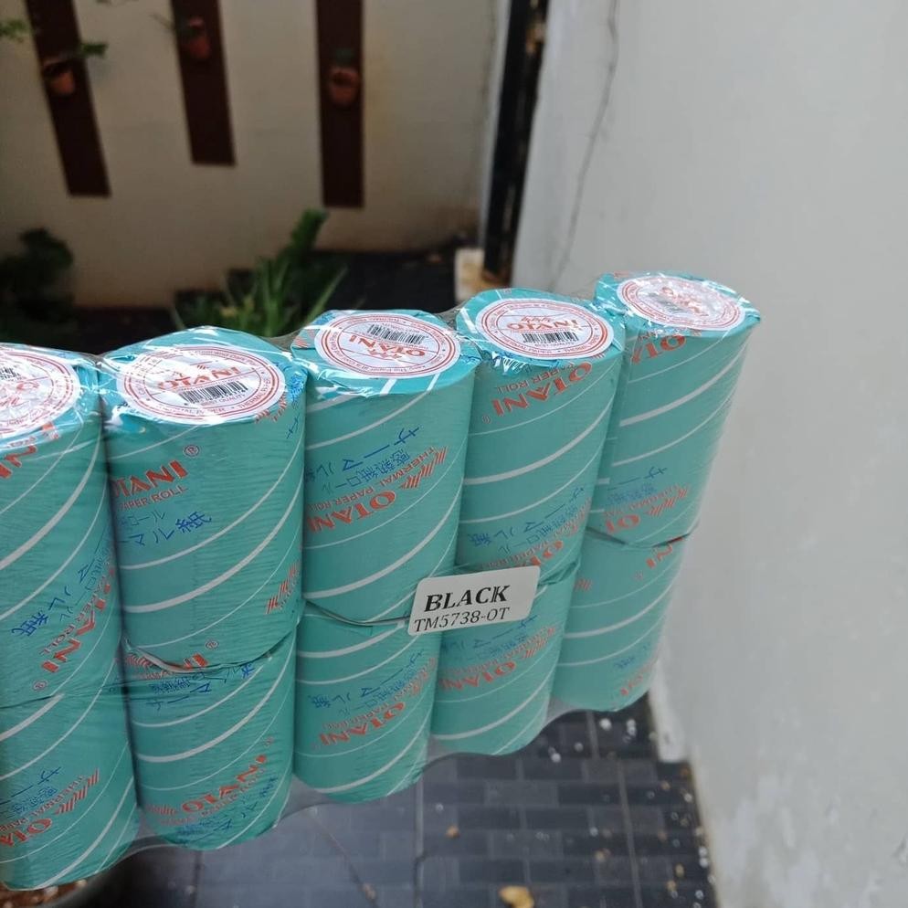 

Kertas Thermal Roll Coreless 57x38 mm Berisi 100 Roll