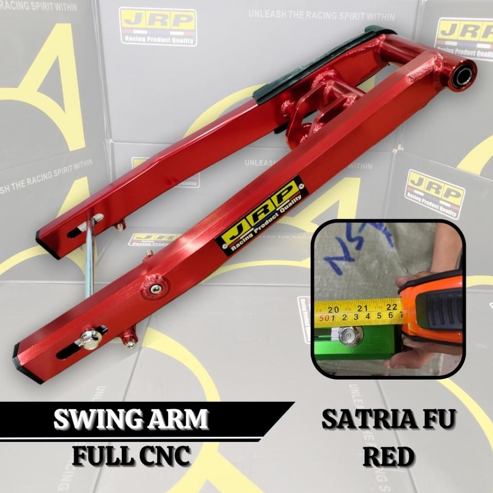 Swing Arm / Lengan Ayun CNC JRP Racing Satria Fu + As Roda Belakang