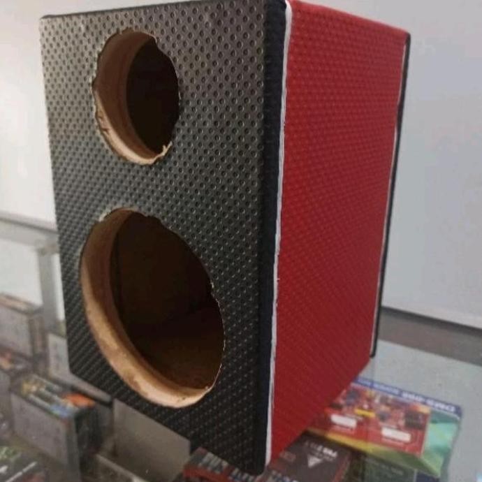 Box Speaker 4 Inch Tebal Karpet + Grill + Baut Kuat & Siap Pakai