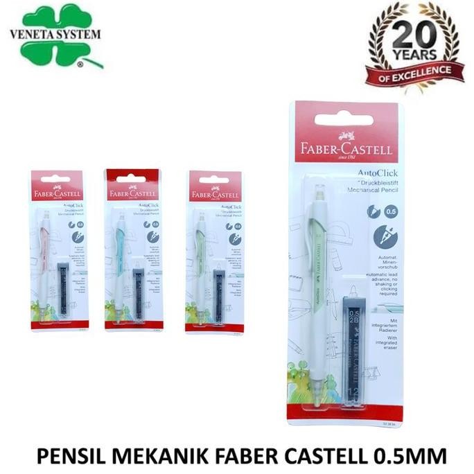 

Faber Castell Grip Matic 0.5mm Pensil Mekanik + Gratis 1 Box Refill