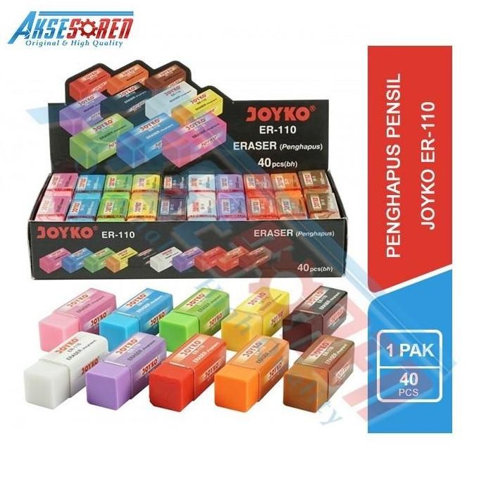 

Joyko Penghapus Pensil Kecil ER-110 1 Pack Eraser Stip 2B