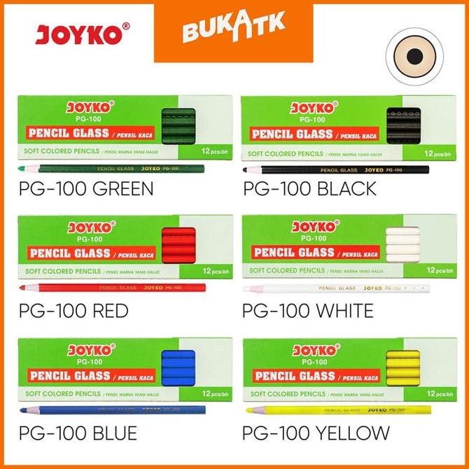 

Joyko Pencil Glass Dermatograph PG-100 12Pcs Pensil Kaca