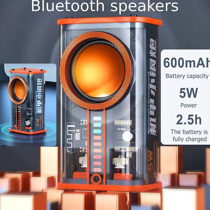 Speaker Bluetooth K07 K08 Mini Portable Bass Wireless