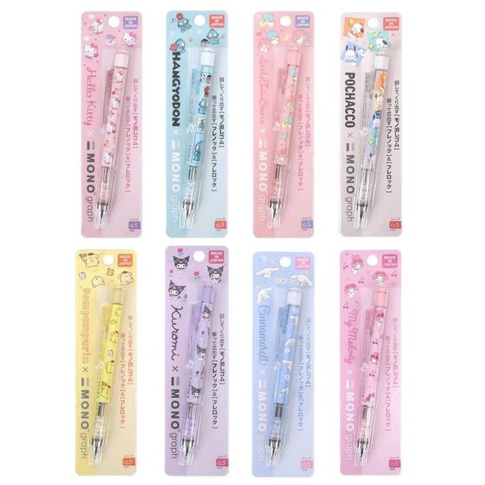 

Tombow Mono Graph Sanrio 2024 Pensil Mekanik 0.5mm Limited Edition Karakter Lucu