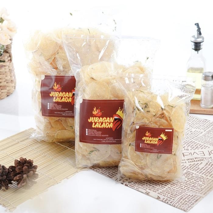 

RKM KERIPIK KACA 500G JURAGAN LALADA Camilan Cemilan Singkong Chips Food Snacks Pedas Kripik Kripca Snack Makanan Manis