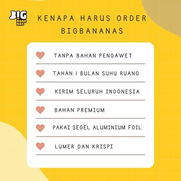 

Rkm 1Cup Keripik Pisang Coklat Lumer 250Gr| By:Big Bananas