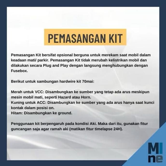 JASA PASANG DASHCAM HOME SERVICE 70MAI DDPAI