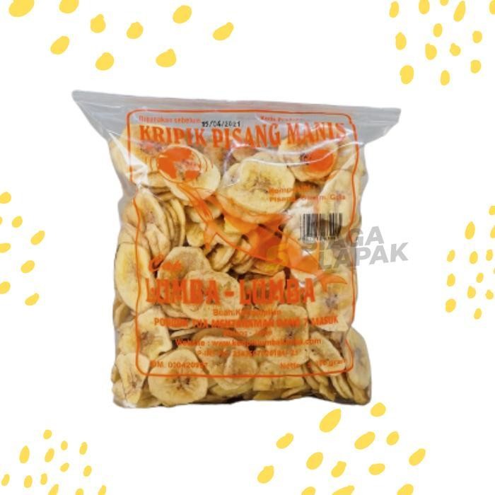 

Rkm Keripik Pisang Pecah Lumba-Lumba 300Gr Kripik Pisang Kepok Manis Asli Malang