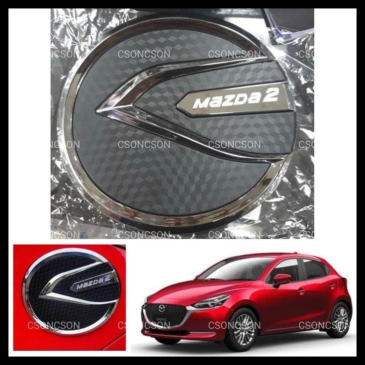 TERMURAH TANK COVER MAZDA2 PLATINUM CARBON MAZDA 2 