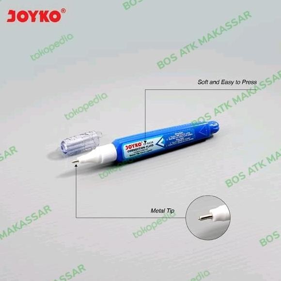 

[ Box Isi 24 ] Correction Fluid Joyko Cf-S228 / Cairan Koreksi / Tip E New Stok