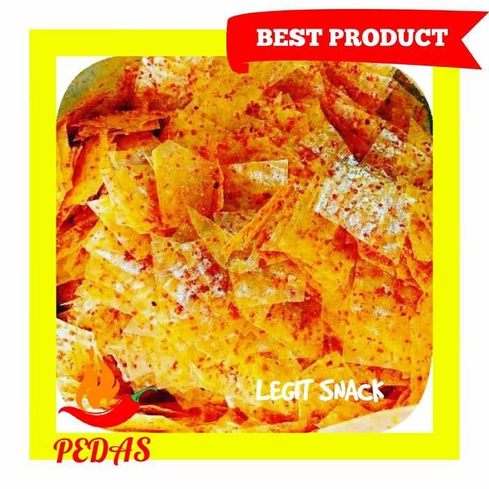 

Rkm Keripik Kaca Pedas / Cemilan Kripca / Kripik Beling Pedes