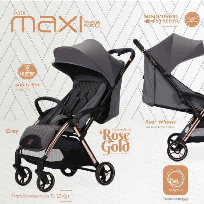 BB Stroller BabyElle Maxi Stroler Baby Elle Roda 3 Kereta Dorong Bayi