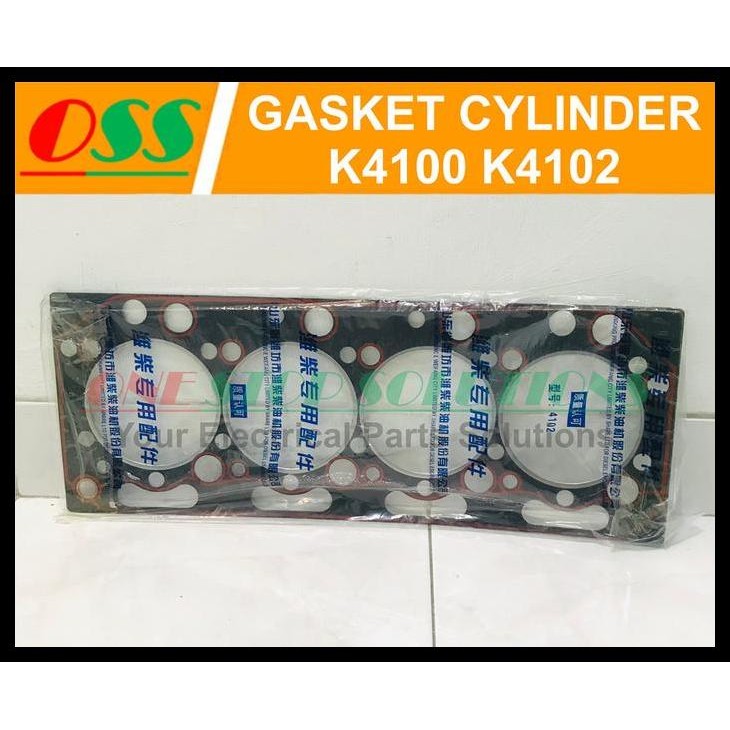 TERBARU GASKET CYLINDER HEAD K4100 N4100 WEIFANG KOFO RICARDO 