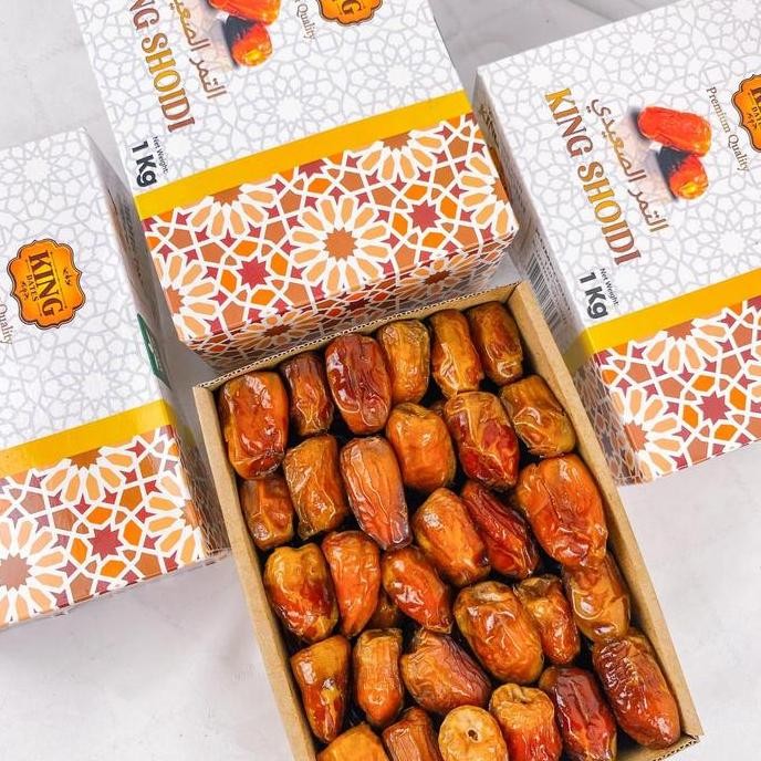 

RKM Kurma Sukari King Shoidi Premium Dates 1kg | Kurma Sukari Madinah