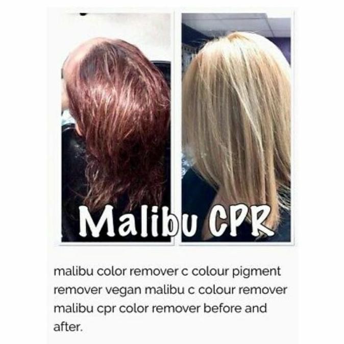 hair color remover 6 sachet MALIBU C CPR Color Pigment Stain Remover