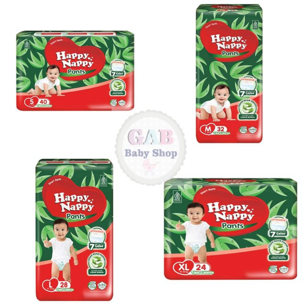 Happy Nappy Smart Pants NBS40 S40 M32 L28 XL24 l Happy Nappy Smart Pants
