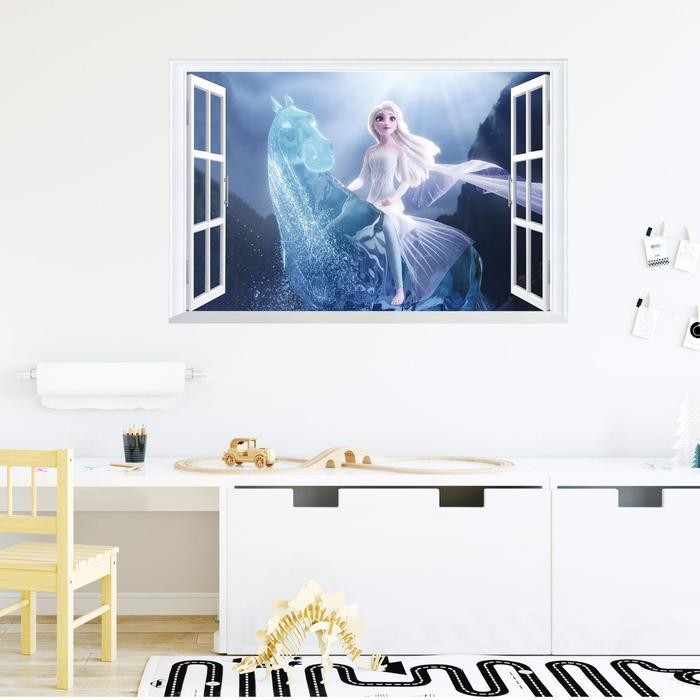 DK STIKER DINDING FROZEN | STIKER | WALLPAPER FROZEN | WALLSTIKER ANNA ELSA OLAF | WALLPAPER DINDING
