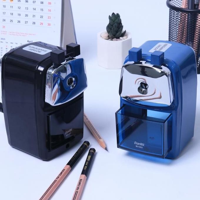 

Bantex Rautan Pensil Putar / Rotary Sharpener Bahan Metal 5 Tingkat Ketajaman Be1003 New Stok