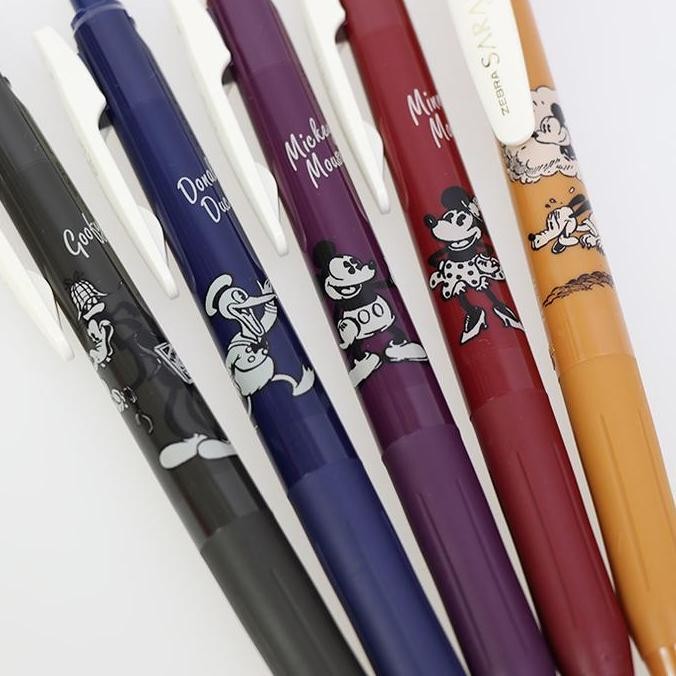

Zebra Sarasa Disney Mickey Comic Retro Set 0.5Mm Pen Limited Edition New Stok