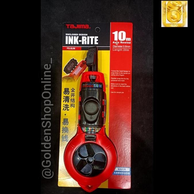 

Sipatan Tukang Tajima - Ink Rite 10M Tajima (Ps-Sum) Free Tinta Naga New Stok