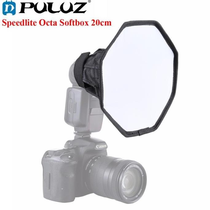 Puluz Okta Softbox Mini 20X20Cm For Flash Godox Tt600 Tt520 Tt685 V1